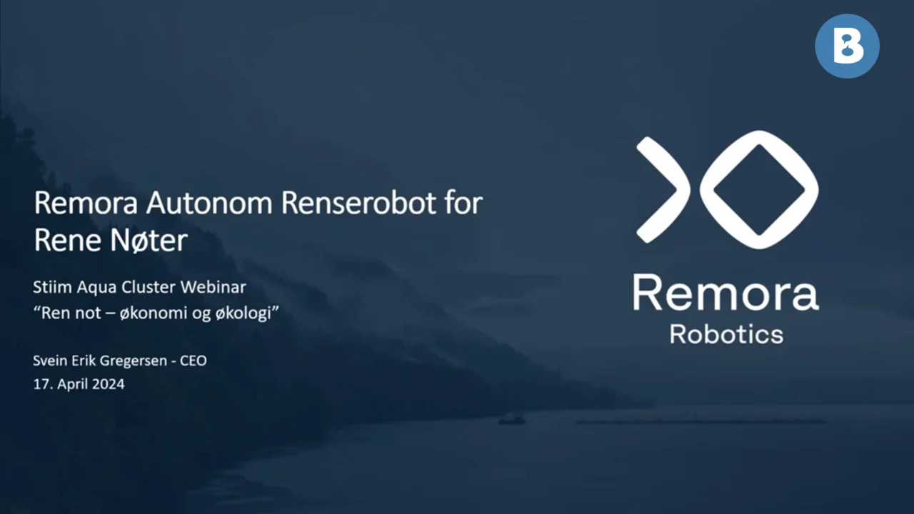 Image for Remora autonom renserobotteknologi