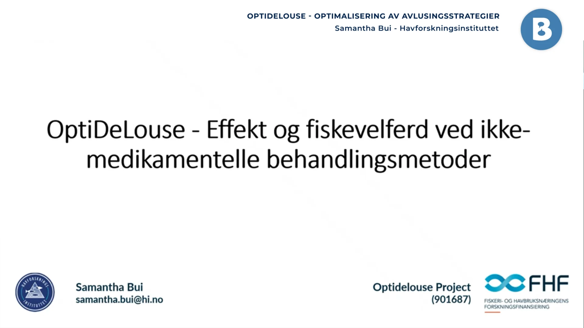 Image for OptiDeLouse – Optimalisering av avlusningsstrategier