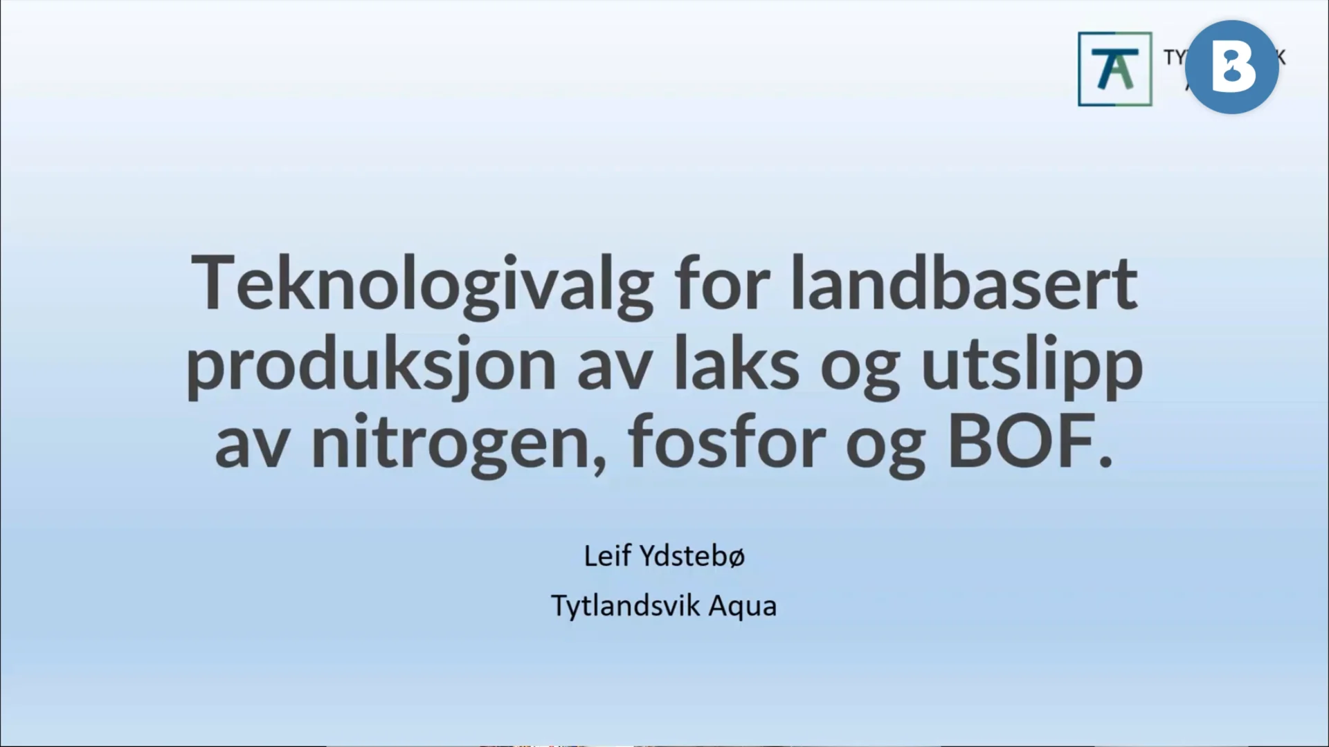 Image for Utslipp – Teknologivalg for landbasert produksjon