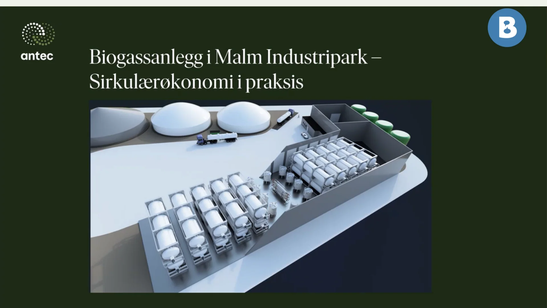 Image for Biogassanlegg og salatproduksjon i Tjuin