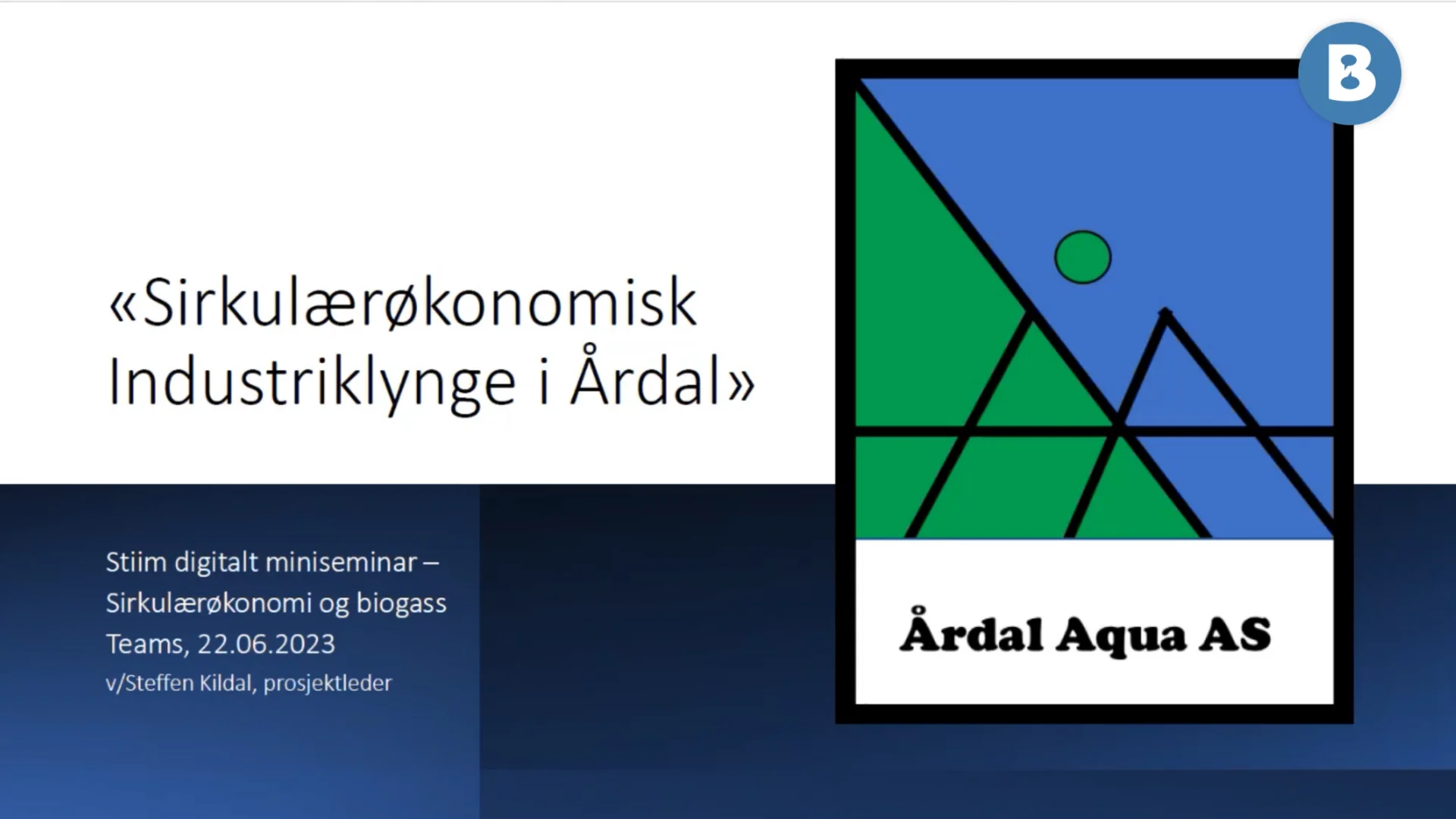 Image for Sirkulærøkonomisk næringsklynge i Årdal