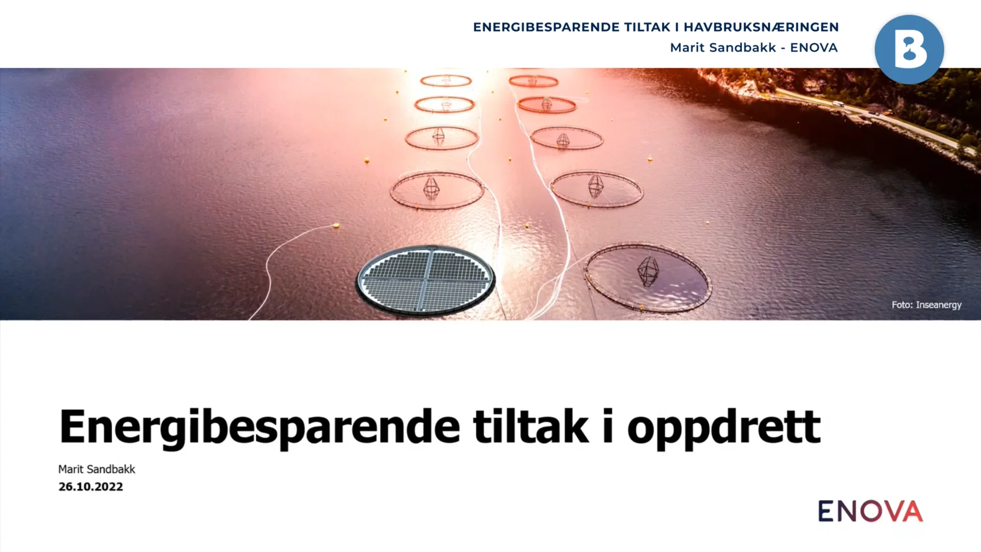 Image for Energibesparende tiltak i havbruksnæringen