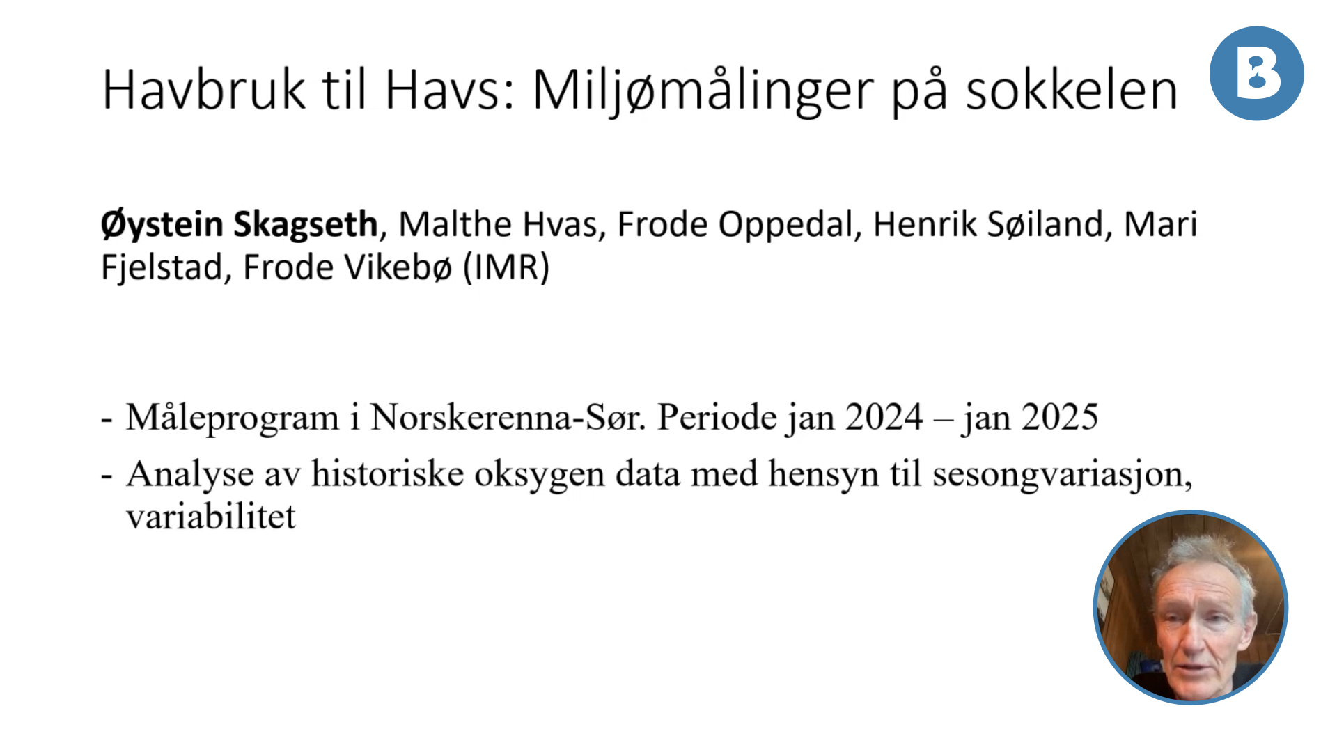 Forhåndsvisning av Målinger av oksygen og strøm på den norske kontinentalsokkelen